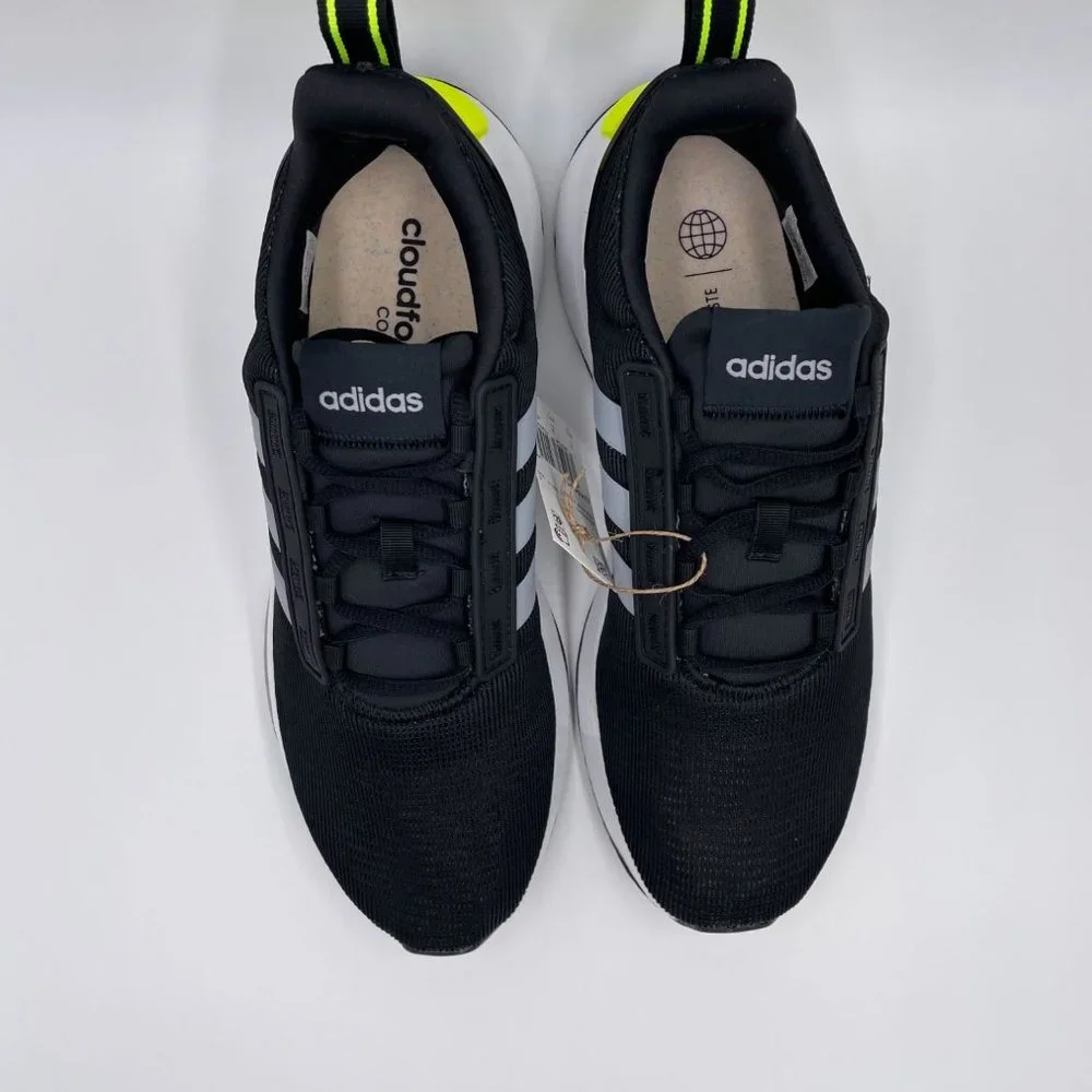 adidas Racer TR21 Black / White Mens Shoes - Picture 5 of 8
